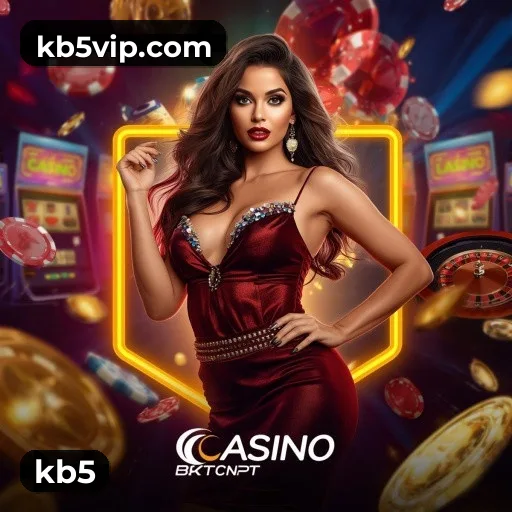 kb5 App home screen with mobile slots and casino categories